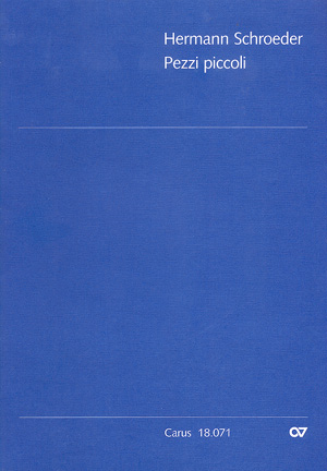Pezzi piccoli für Orgel&nbsp;&nbsp;7 kleine Stücke&nbsp;&nbsp;