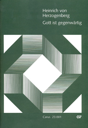 Gott ist gegenwärtig op.106 für  gem Chor, Gemeinde und Instrumente  Partitur