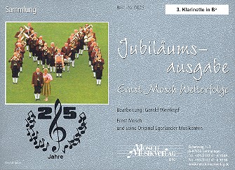 Ernst Mosch Welterfolge Band 25  für Blasorchester  Klarinette 3 in B