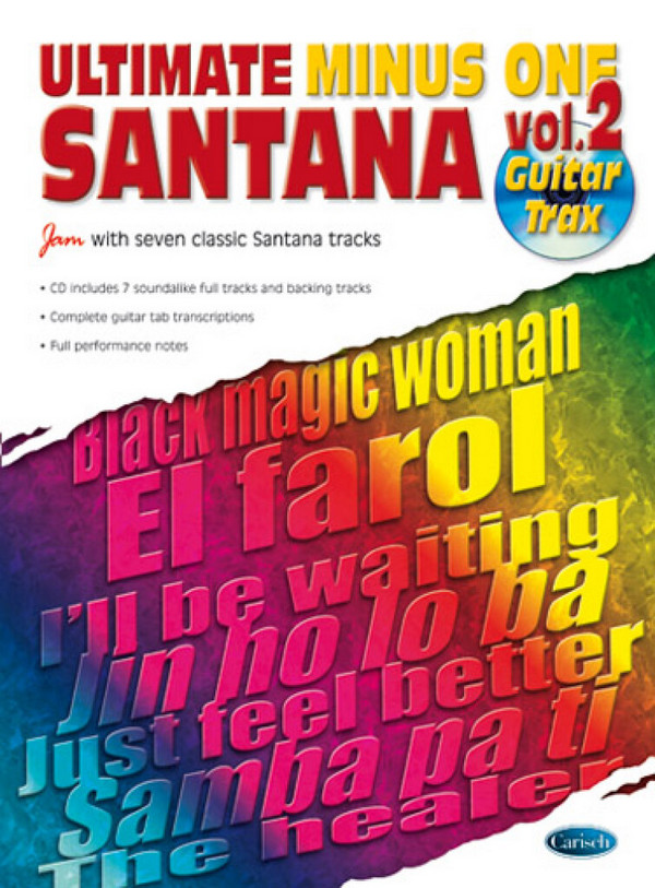 Santana vol.2 (+CD): guitar trax&nbsp;&nbsp;Songbook vocal/guitar/tab&nbsp;&nbsp;