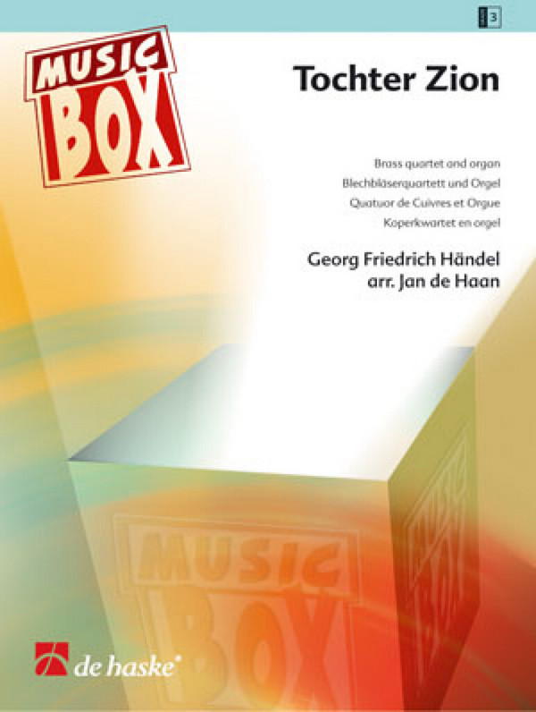 Tochter Zion für 2 Trompeten,&nbsp;&nbsp;2 Posaunen und Orgel&nbsp;&nbsp;Partitur und Stimmen