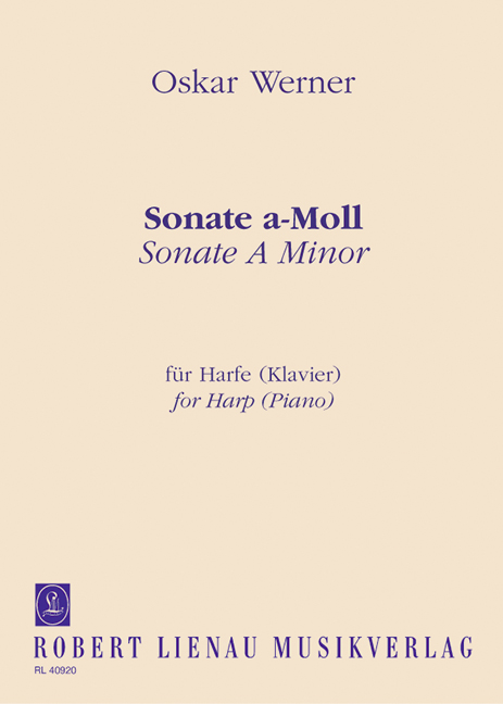 Sonate a-Moll&nbsp;&nbsp;für Harfe (Klavier)&nbsp;&nbsp;
