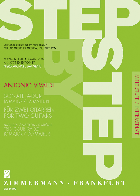 Sonate A-Dur (nach dem Trio C-Dur&nbsp;&nbsp;RV82) für 2 Gitarren&nbsp;&nbsp;2 Spielpartituren