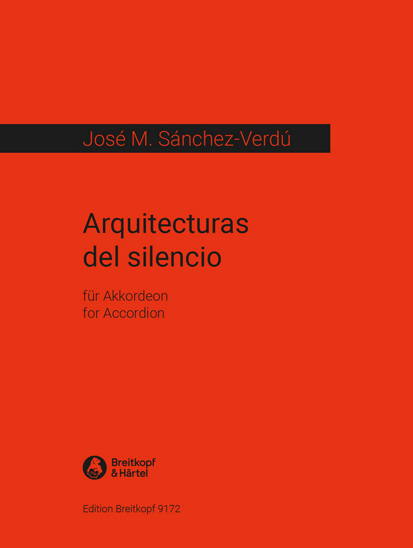 Arquitecturas del silencio  für Akkordeon  