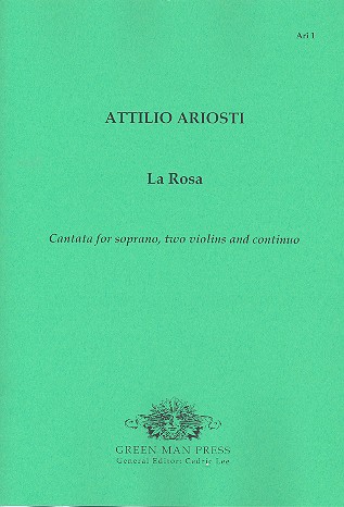 La Rosa for soprano, 2 violins  and bc,  parts  Cantata