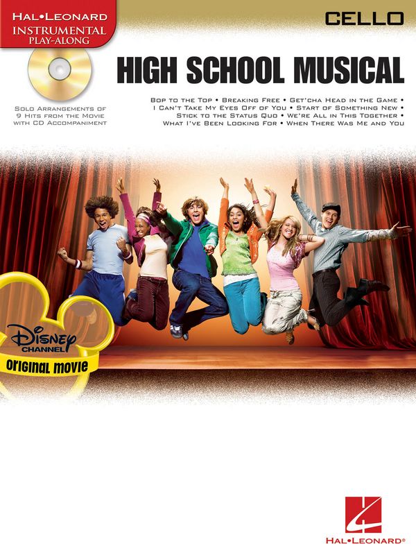 High School Musical (+CD)&nbsp;&nbsp;for cello&nbsp;&nbsp;