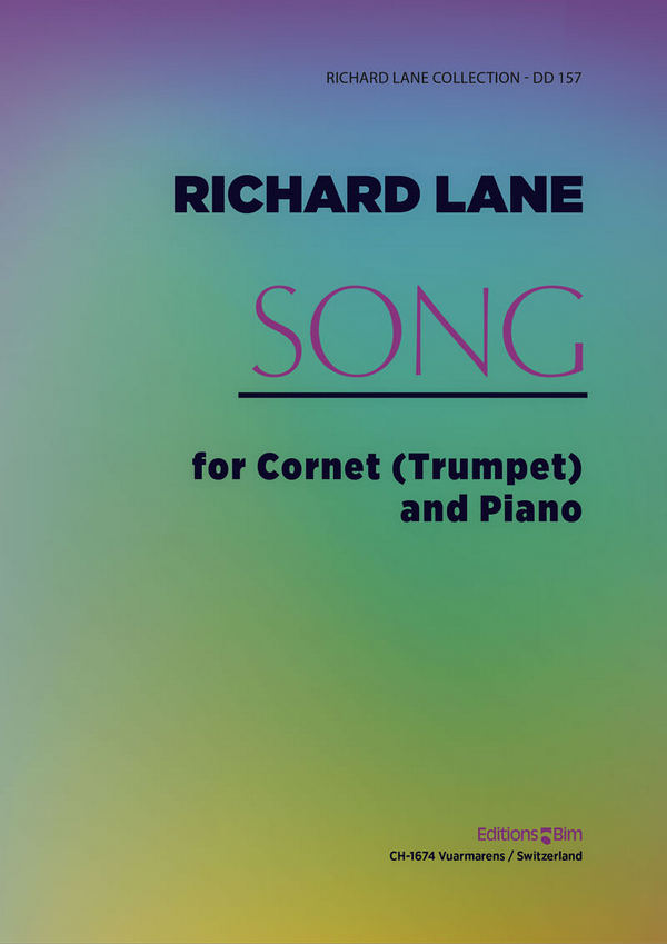 Song for cornet and piano&nbsp;&nbsp;&nbsp;&nbsp;