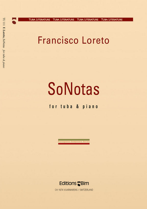 SoNotas for tuba and piano&nbsp;&nbsp;&nbsp;&nbsp;