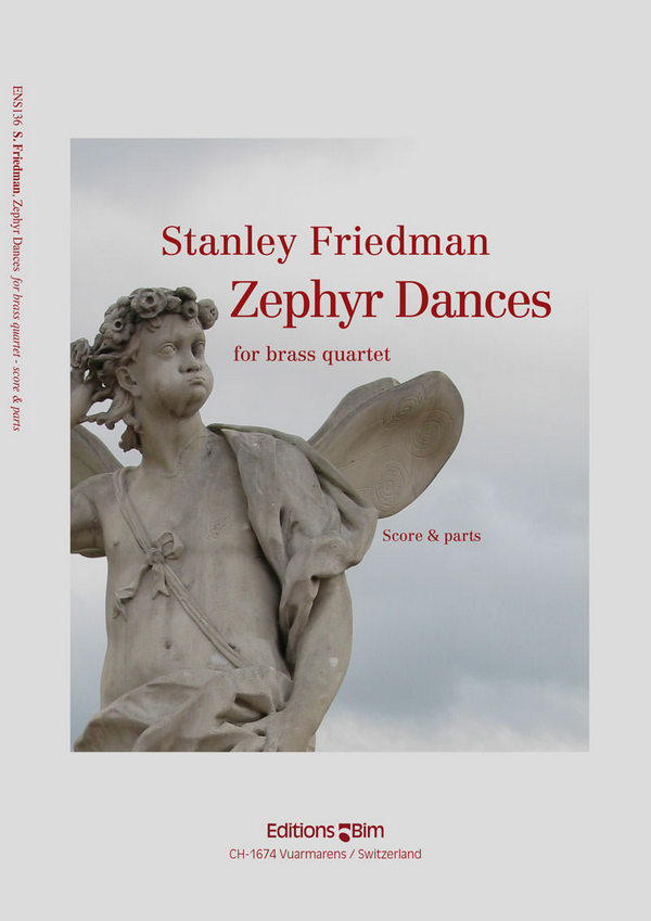 Zephyr dances for brass quartet&nbsp;&nbsp;(hrn, 2trp, pos), score+parts&nbsp;&nbsp;