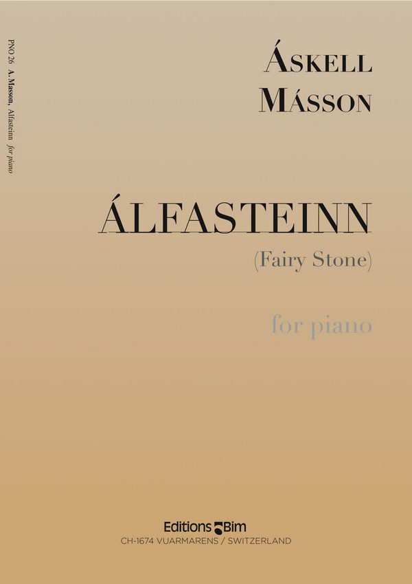 Alfasteinn fairy stone&nbsp;&nbsp;for piano&nbsp;&nbsp;