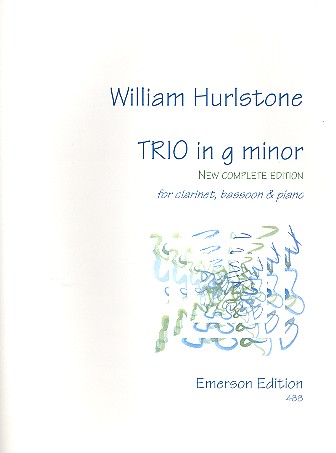Trio g minor  for clarinet, bassoon and piano  score and part