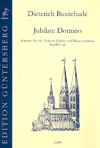 Jubilate Domino BuxWV64&nbsp;&nbsp;für Alt, Viola da gamba und Bc&nbsp;&nbsp;Partitur und Stimmen