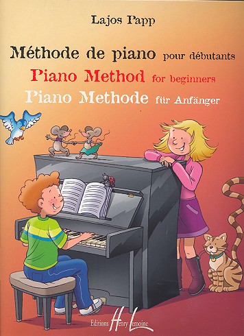 Méthode de piano pour débutants (fr/en/d)    