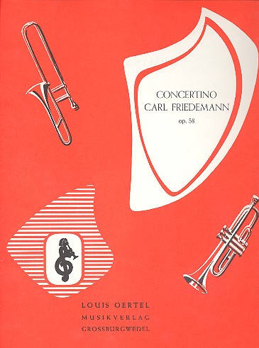 Concertino op.58  für Klarinette und Klavier  