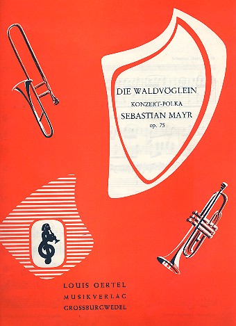 Waldvöglein  für 2 Trompeten (Xyl) und Klavier  