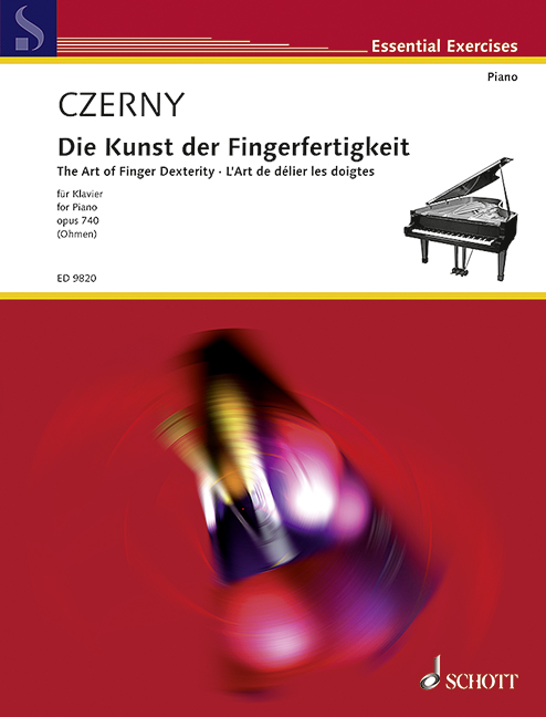 Kunst der Fingerfertigkeit op.740&nbsp;&nbsp;für Klavier&nbsp;&nbsp;