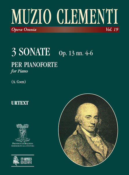 3 Sonaten op.13,4 op.13,5 op.13,6  für Klavier  Coen, Andrea, Hrsg.