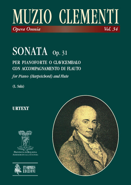 Sonate op.31 für Flöte und  Klavier (Cembalo)  Sal, luca, Hrsg.