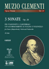 3 Sonaten op.28 für Violine,  Violoncello und Klavier  Sala, Massimiliano, Hrsg.