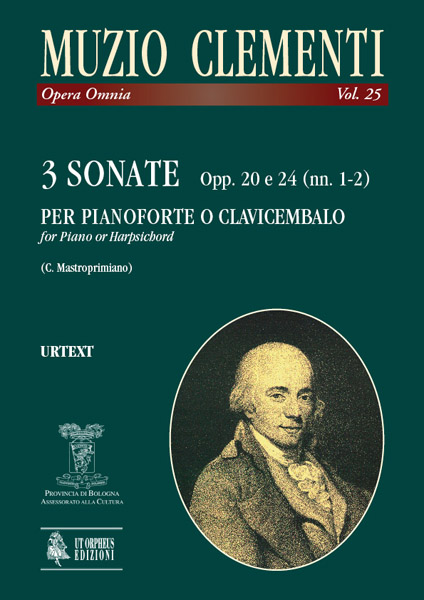 3 Sonaten op.20 und op.24  für Klavier (Cembalo)  Mastroprimiano, Hrsg.