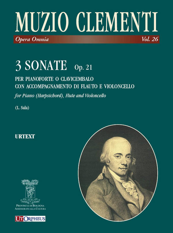 3 Sonate op.21 für Flöte, Violoncello  und Klavier  Sala, Luca, Hrsg.
