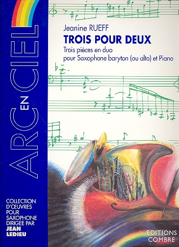 Trois pour deux 3 pièces en duo&nbsp;&nbsp;pour saxophone baryton (alto)&nbsp;&nbsp;et piano