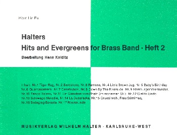 Halters Hits and Evergreens Band 2&nbsp;&nbsp;für Blasorchester&nbsp;&nbsp;Horn 1 in Es