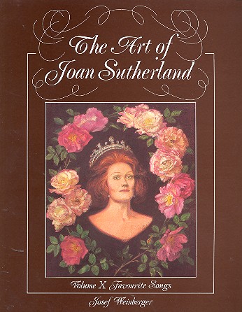 The Art of Joan Sutherland vol.10&nbsp;&nbsp;Favorite Songs for vocal and piano&nbsp;&nbsp;
