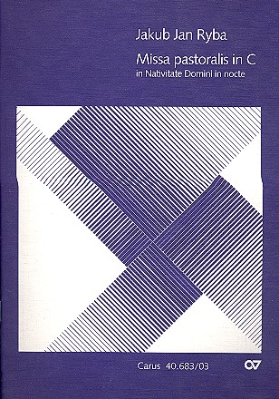 Missa pastoralis C-Dur für&nbsp;&nbsp;gem Chor, Fagott, Clarino, 2 Violinen&nbsp;&nbsp;und Bc.,   Partitur (lt)