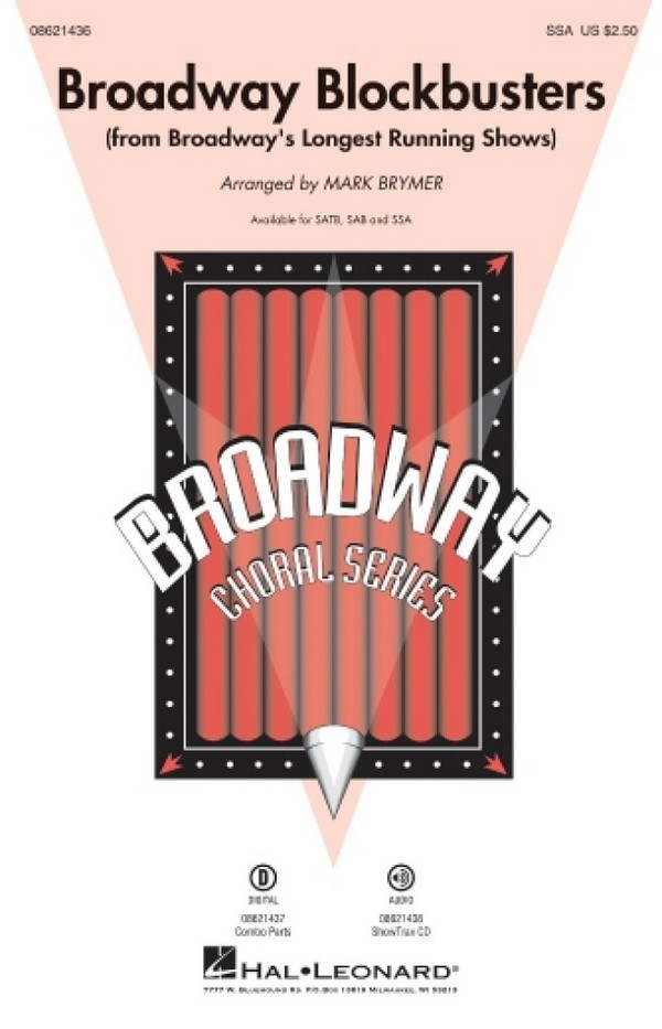 Broadway Blockbusters for female&nbsp;&nbsp;chorus and piano&nbsp;&nbsp;