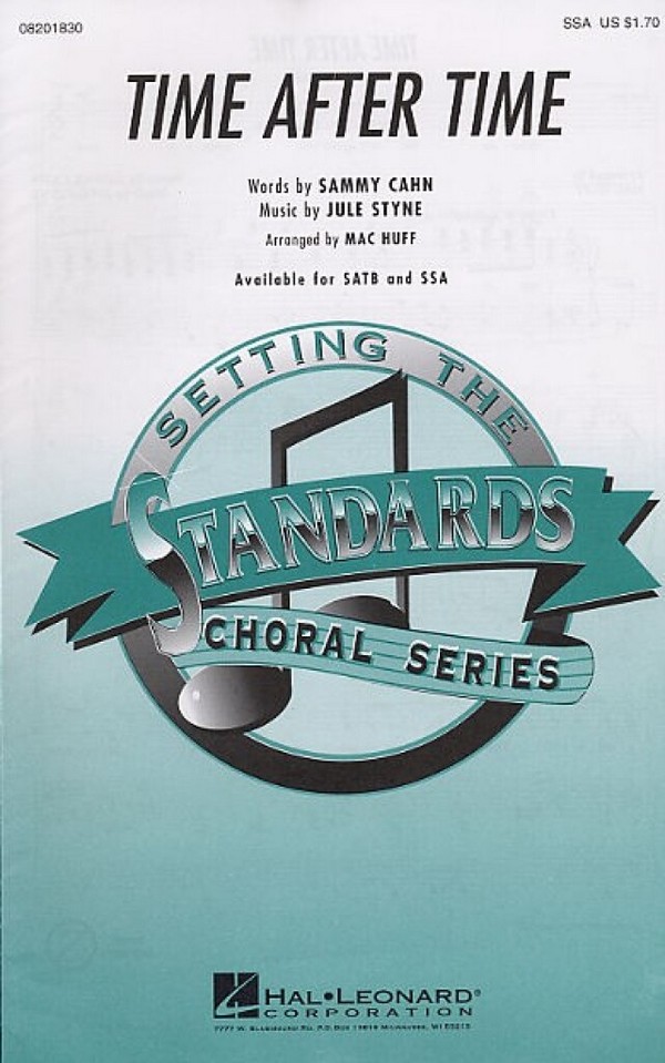 Time after Time for female chorus&nbsp;&nbsp;and piano&nbsp;&nbsp;