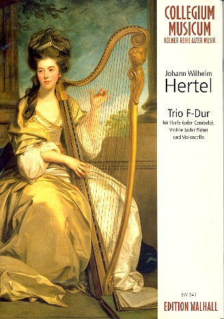 Trio F-Dur&nbsp;&nbsp;für Harfe (Cembalo), Violine (Flöte) und Violoncello&nbsp;&nbsp;Partitur und Stimmen
