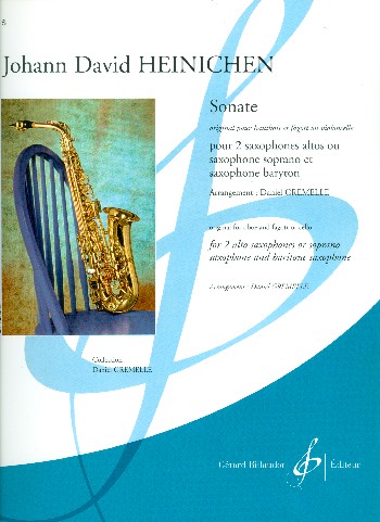 Sonate für Oboe und Fagott (Violoncello)&nbsp;&nbsp;für 2 Saxophone (AA/SBar)&nbsp;&nbsp;Spielpartitur