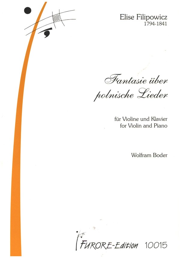 Fantasie über polnische Lieder  für Violine und Klavier  