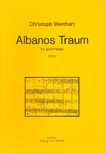 Albanos Traum für 8 Flöten&nbsp;&nbsp;Partitur&nbsp;&nbsp;