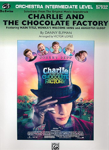 Charlie and the Chocolate Factory (2005):&nbsp;&nbsp;for orchestra&nbsp;&nbsp;score and parts