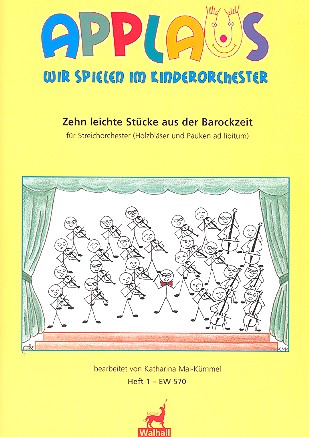 10 leichte Stücke aus der Barockzeit  für Streichorchester (Holzbläser und Pauken ad lib)  Partitur