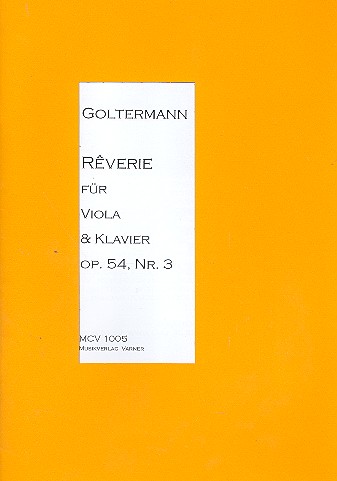 Reverie op.54,3 für Viola  und Klavier  