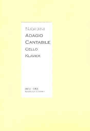 Adagio Cantabile für Violoncello  und Klavier  