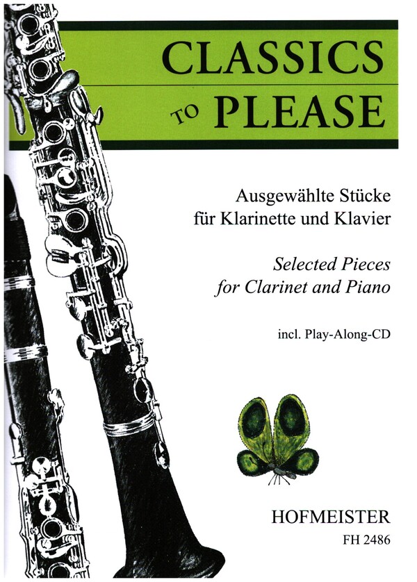 Classics to please (+CD) für Klarinette&nbsp;&nbsp;und Klavier&nbsp;&nbsp;