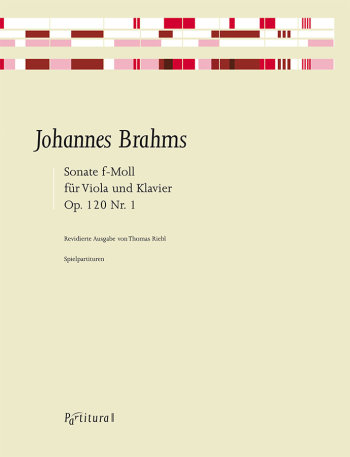 Sonate f-Moll op.120,1  für Viola und Klavier  2 Spielpartituren