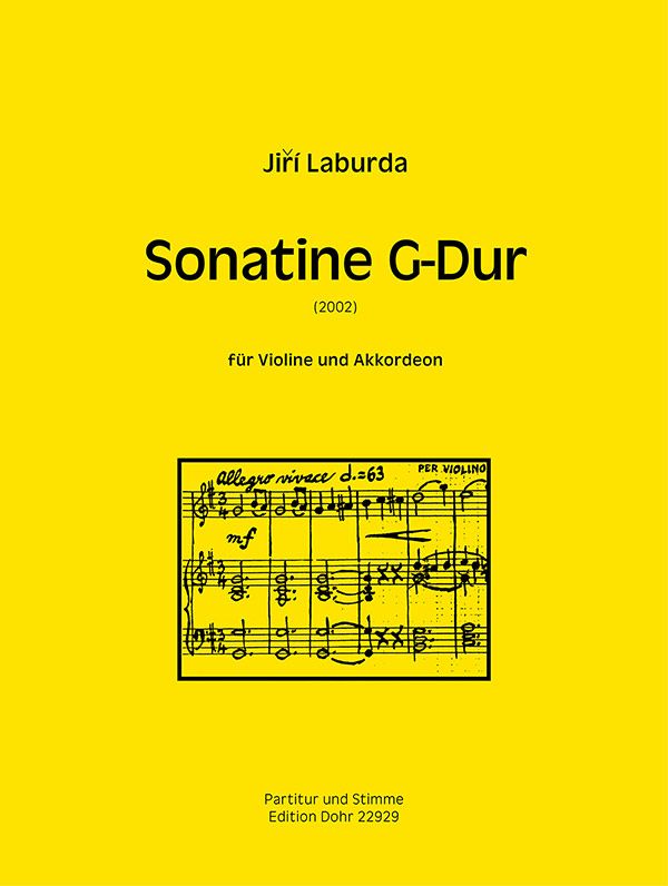 Sonatine G-Dur für Violine und&nbsp;&nbsp;Akkordeon&nbsp;&nbsp;