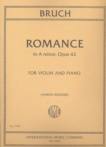 Romance in a Minor op.42  for violin and piano  