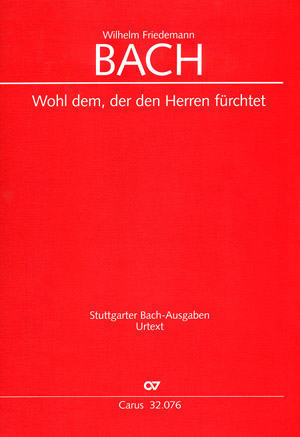 Wohl dem, der den Herren fürchtet&nbsp;&nbsp;für Soli, gem Chor, 2 Violinen,&nbsp;&nbsp;Viola und Bc,  Partitur