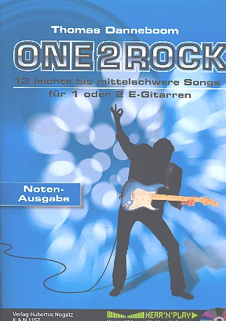 One 2 Rock (+CD)  für 1 oder 2 E-Gitarren  Spielpartitur Noten