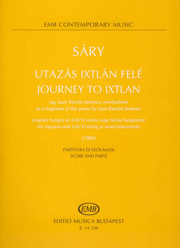 Journey to Ixtlan for soprano and&nbsp;&nbsp;string (wind) instruments&nbsp;&nbsp;score and parts