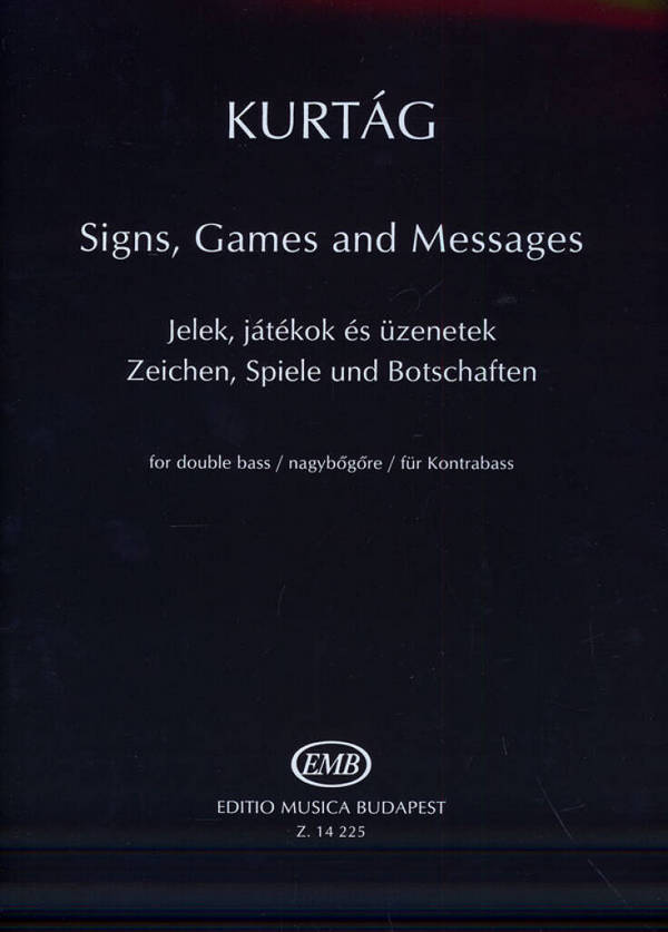 Zeichen, Spiele und Botschaften  für Kontrabass  