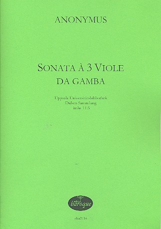 Sonata für 3 Viole da gamba