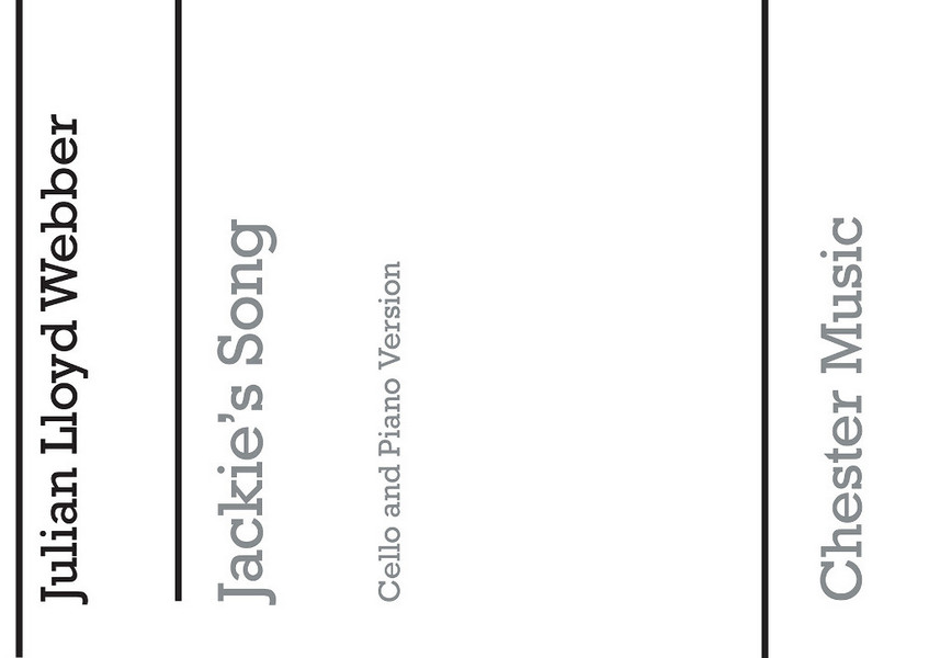 Jackie' Song&nbsp;&nbsp;for Violoncello and Piano&nbsp;&nbsp;