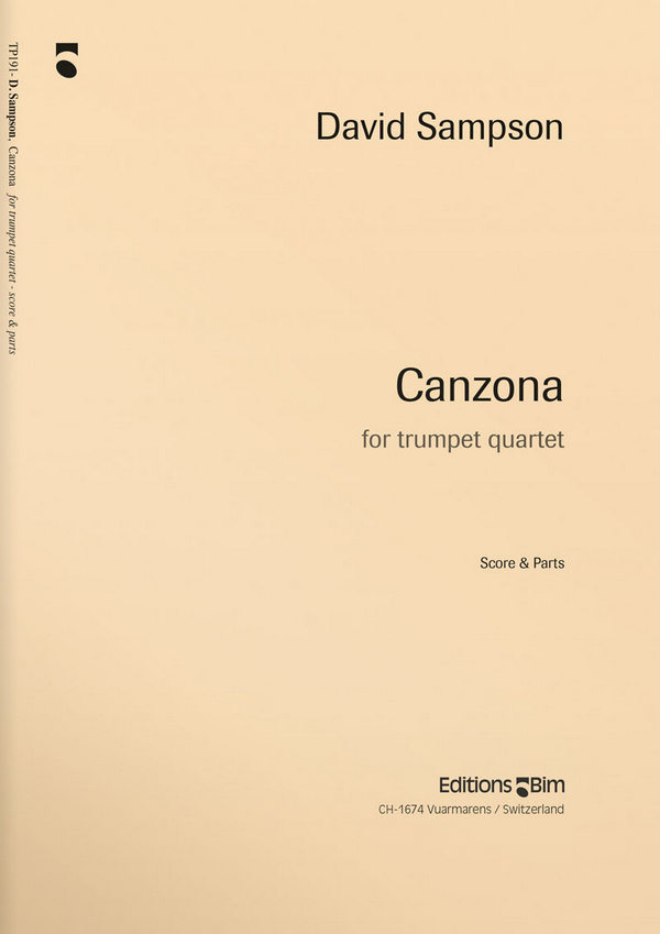 Canzona for 4 trumpets&nbsp;&nbsp;score and parts&nbsp;&nbsp;